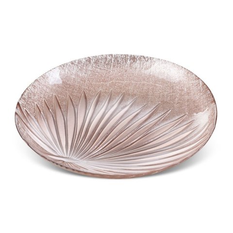 SZKLANA PATERA DEKORACYJNA BENA (02) FI 28 X 4 CM JASNORÓŻOWY SZKLANA PATERA DEKORACYJNA BENA (02) FI 28 X 4 CM JASNORÓŻOWY