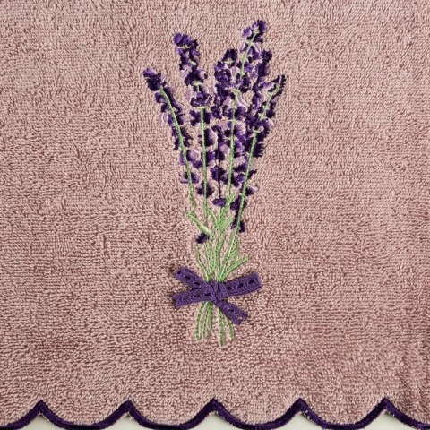 RĘCZNIK VIOLA 70 X 140 CM PUDROWY
