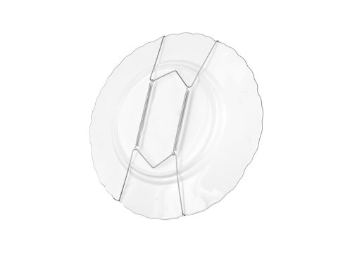 Zawiesie sprężynkowe srebrne - uchwyt pod talerze 10cm