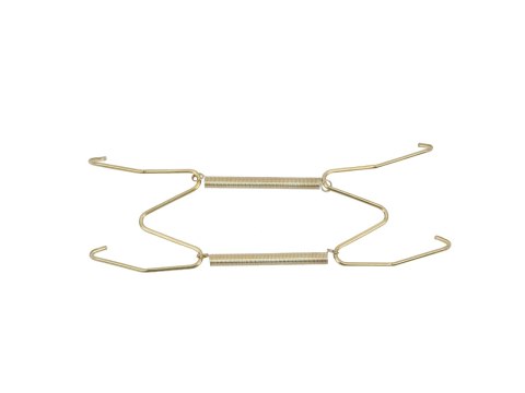 Zawiesie sprężynkowe złote - uchwyt pod talerze 15cm