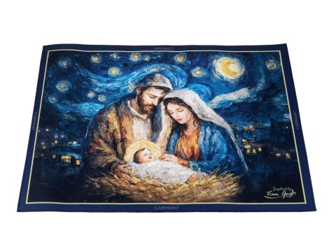 Kpl. 4 podkładek na stół - inspirowane malarstwem van Gogha, Boże Narodzenie (CARMANI)
