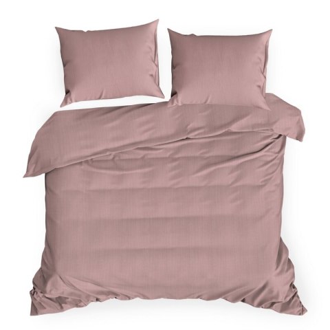 KOMPLET POŚCIELI MUSLIN 160 X 200 CM JASNORÓŻOWY