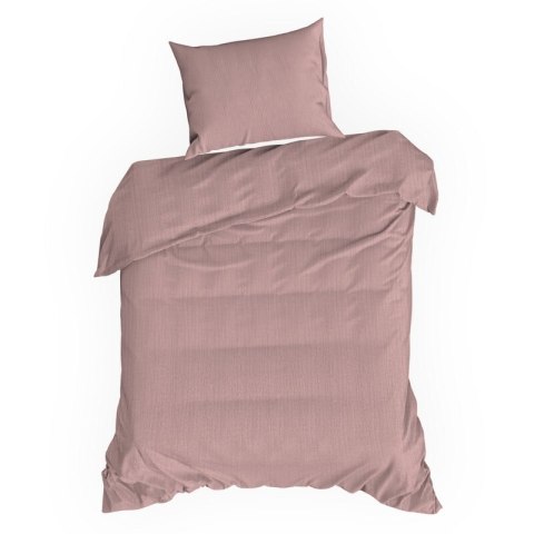 KOMPLET POŚCIELI MUSLIN 160 X 200 CM JASNORÓŻOWY