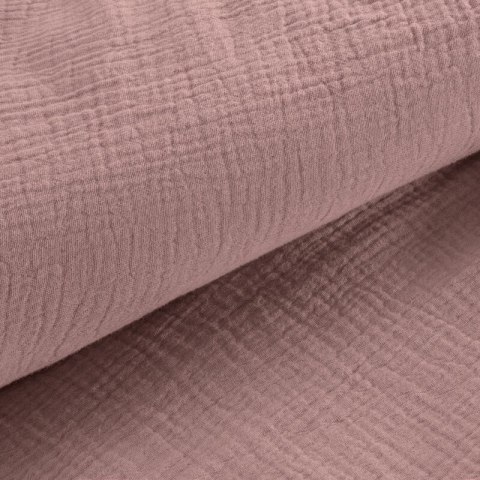 KOMPLET POŚCIELI MUSLIN 160 X 200 CM JASNORÓŻOWY