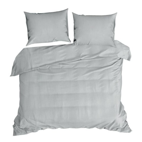 KOMPLET POŚCIELI MUSLIN 160 X 200 CM SREBRNY