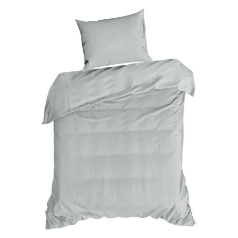 KOMPLET POŚCIELI MUSLIN 160 X 200 CM SREBRNY