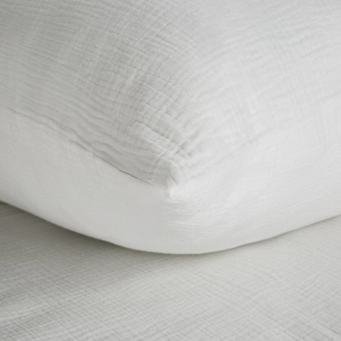 KOMPLET POŚCIELI MUSLIN 220 X 200 CM BIAŁY