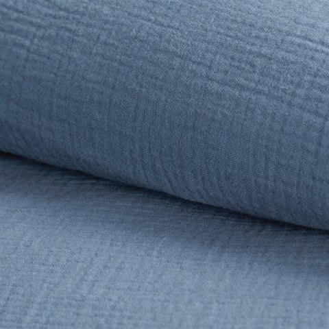KOMPLET POŚCIELI MUSLIN 220 X 200 CM NIEBIESKI