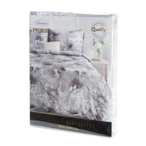 KOMPLET POŚCIELI SATYNOWEJ PREMIUM31 160 X 200 CM JASNOPOPIELATY