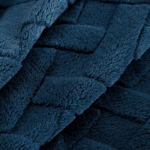 KOC D91 CARO 200 X 220 CM GRANATOWY