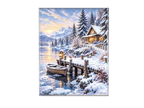 Obrazek ceramiczny - Zimowe pejzaże (CARMANI)