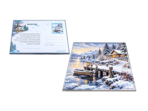 Obrazek ceramiczny - Zimowe pejzaże (CARMANI)