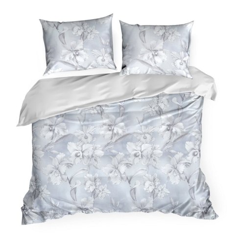 KOMPLET POŚCIELI SATYNOWEJ PREMIUM30 160 X 200 CM JASNOSZARY