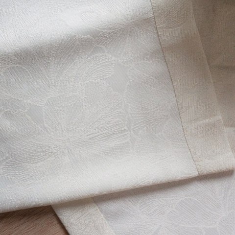 OBRUS LENA 140 X 220 CM KREMOWY