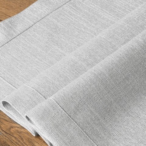 OBRUS STELLA 2 40 X 180 CM SREBRNY