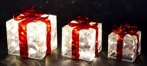 Ozdoba Prezent Led Kpl. 3 Szt.
