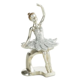 FIGURKA DEKORACYJNA DELA (02) 9 X 8 X 17 CM SREBRNY