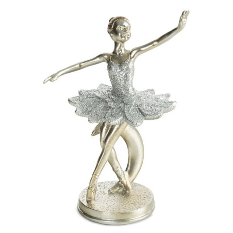 FIGURKA DEKORACYJNA DELA (04) 12 X 9 X 17 CM SREBRNY