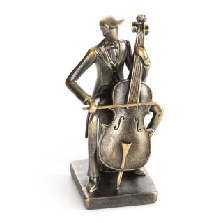 FIGURKA DEKORACYJNA MELODY (03) 11 X 10 X 20 CM ZŁOTY