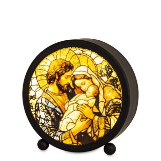 Lampion Witrażowy Led