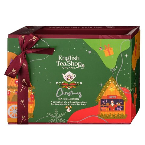 Christmas Tea Green Wonders - zestaw 12 piramidek w 6 różnych smakach