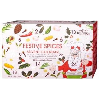 Kalendarz adwentowy SPICE WHITE - 25 saszetek przypraw