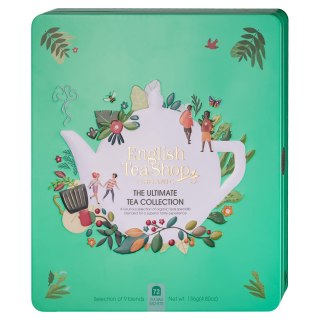 Kolekcja herbat w metalowej puszce The Ultimate Tea Collection - 72 saszetki. Opakowanie EKO