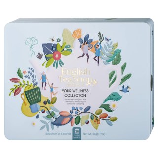 Kolekcja herbat w metalowej puszce Your Wellness Collection - 36 saszetek. Opakowanie EKO