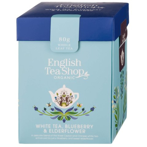 White Tea, Blueberry & Elderflower - herbata sypana 80g