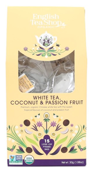 White Tea, Coconut & Passion Fruit - 15 piramidek
