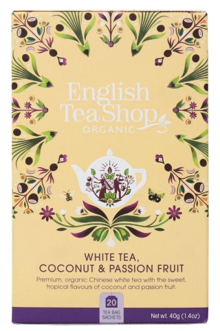 White Tea, Coconut & Passion Fruit- 20 saszetek