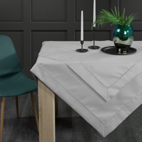 OBRUS MADELE 145 X 240 CM SREBRNY OBRUS MADELE 145 X 240 CM SREBRNY