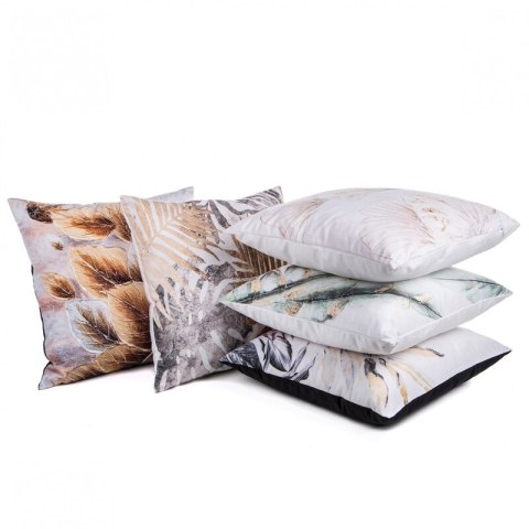 POSZEWKA VELVET 8 45 X 45 CM KREMOWY