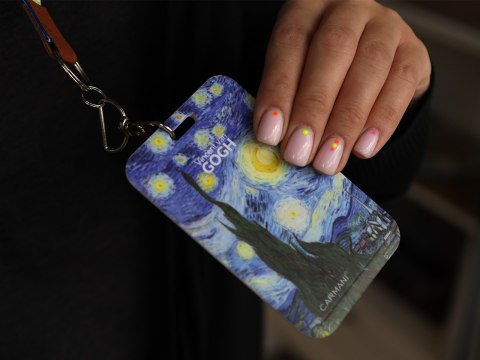 Etui na kartę/identyfikator - V. van Gogh, Gwaiździsta Noc (CARMANI)