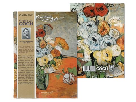 Notes - V. van Gogh, Kwiaty w wazonie (CARMANI)