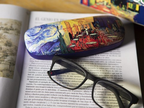 Etui na okulary - V. van Gogh, Taras kawiarni w Nocy (CARMANI)