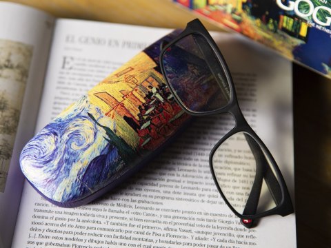 Etui na okulary - V. van Gogh, Taras kawiarni w Nocy (CARMANI)