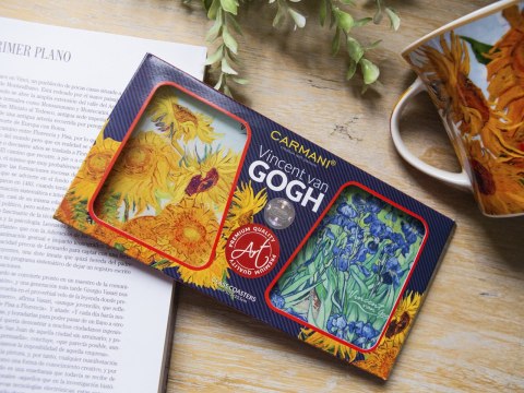 Kpl. 2 podkładek szklanych - V. van Gogh (CARMANI) Kpl. 2 podkładek szklanych - V. van Gogh (CARMANI)