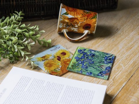 Kpl. 2 podkładek szklanych - V. van Gogh (CARMANI) Kpl. 2 podkładek szklanych - V. van Gogh (CARMANI)