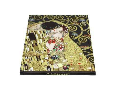 Lusterko w etui - G. Klimt, Pocałunek i Drzewo życia (CARMANI)