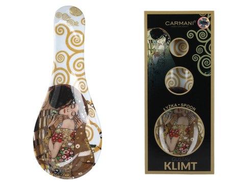 Łyżka na sztućce - G. Klimt, Pocałunek + Drzewo życia (CARMANI)