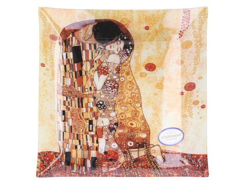 Talerz dekoracyjny - G. Klimt, Pocałunek (CARMANI)