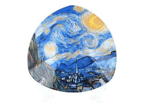 Talerz miseczka dekoracyjna - V. van Gogh, Gwiaździsta Noc (CARMANI) 17x17cm Talerz miseczka dekoracyjna - V. van Gogh, Gwiaździsta Noc (CARMANI) 17x17cm