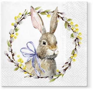 Pl Serwetki Rabbit With Catkins