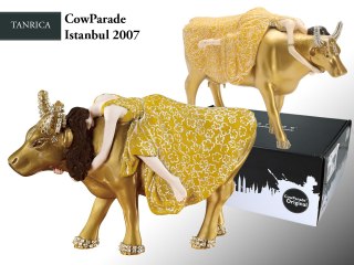 CowParade Istanbul 2007, Tanrica, autor: Esra Turan.