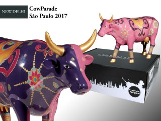 CowParade Sao Paulo 2017, New Delhi, autor: Marcia Aftimus.