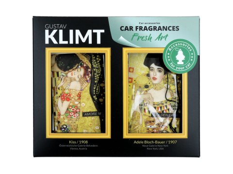 Kpl. 2 zapachów samochodowych - G. Klimt, Amore mio i Golden Lady (CARMANI) Kpl. 2 zapachów samochodowych - G. Klimt, Amore mio i Golden Lady (CARMANI)