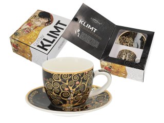 Filiżanka espresso ze spodkiem - G. Klimt, Drzewo życia (CARMANI)