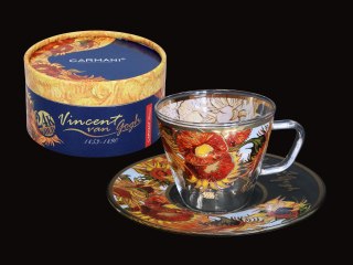 Filiżanka espresso - V. Van Gogh. Słoneczniki (CARMANI)