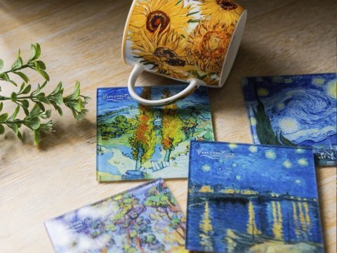 Kpl. 4 podkładek szklanych - V. van Gogh (CARMANI)